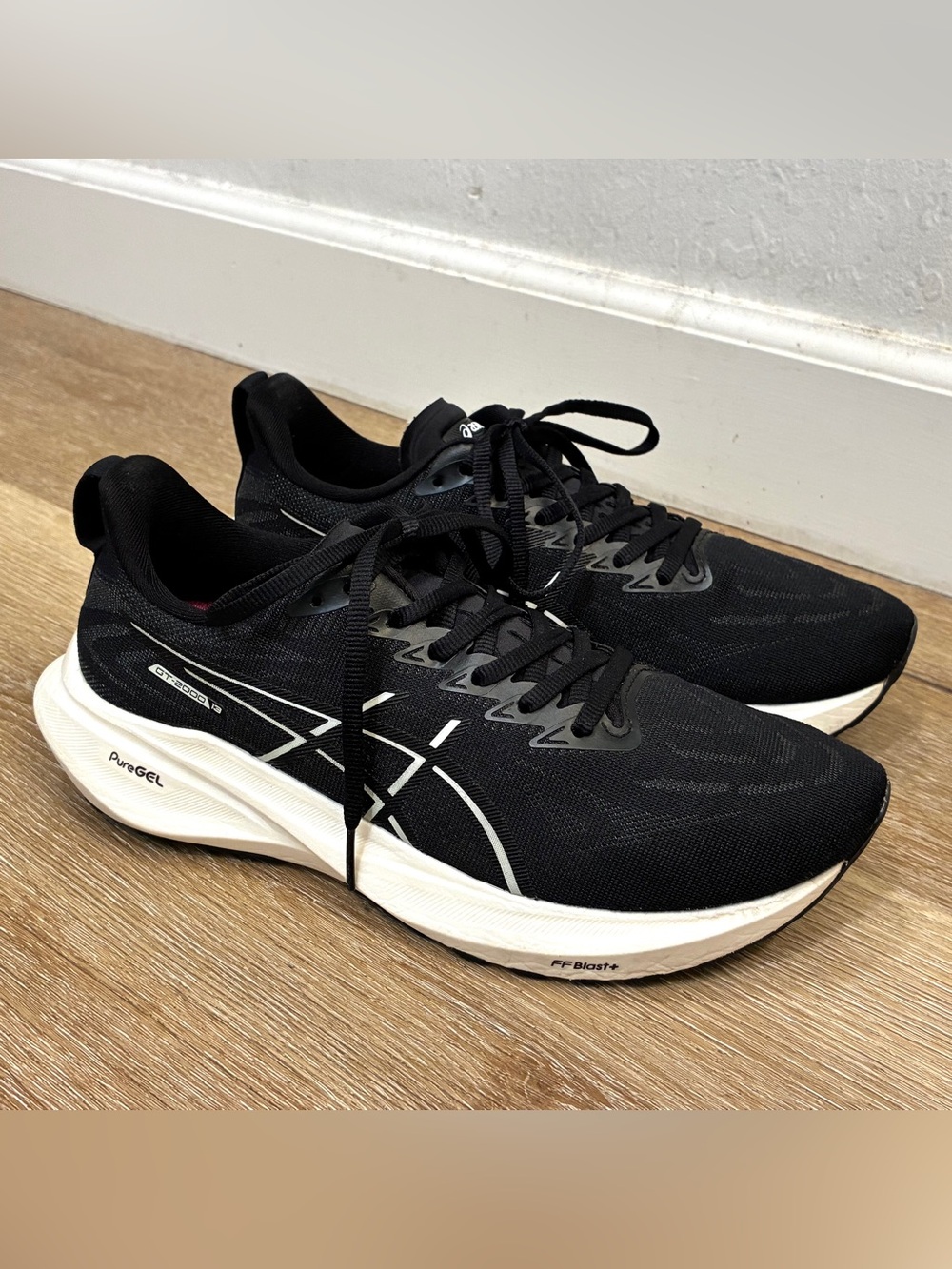 ASICS GT-2000 13 Running Shoes Black White Women’s US 8.5 UK 6.5 EU 40 25.5cm
